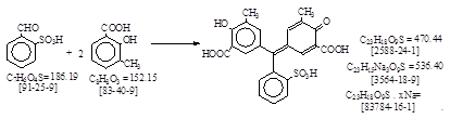 C.I. 媒介蓝3 (C.I. 43820) 生产工艺。  CAS号 [3564-18-9]
